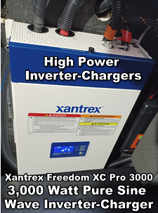 Xantrex and Victron inverter chargers, e-panels and off-grid energy system components, MPPT solar charge controllers...