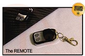 wireless remote key fob turns on and off the lithium-ion battery